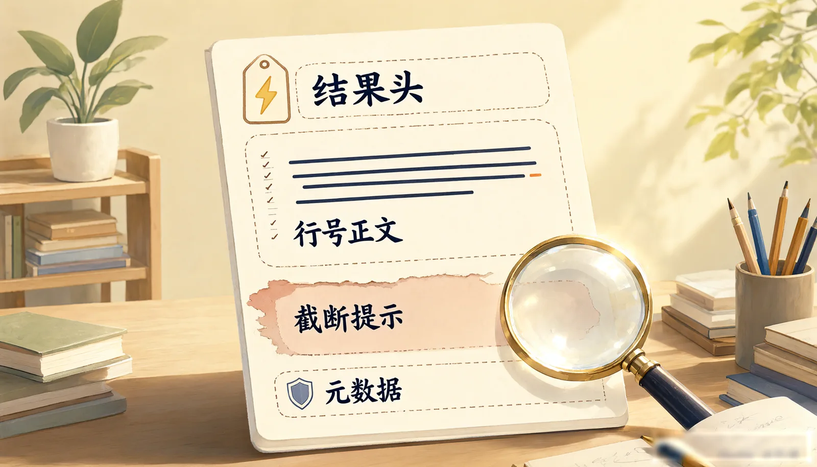 工具结果四段格式化