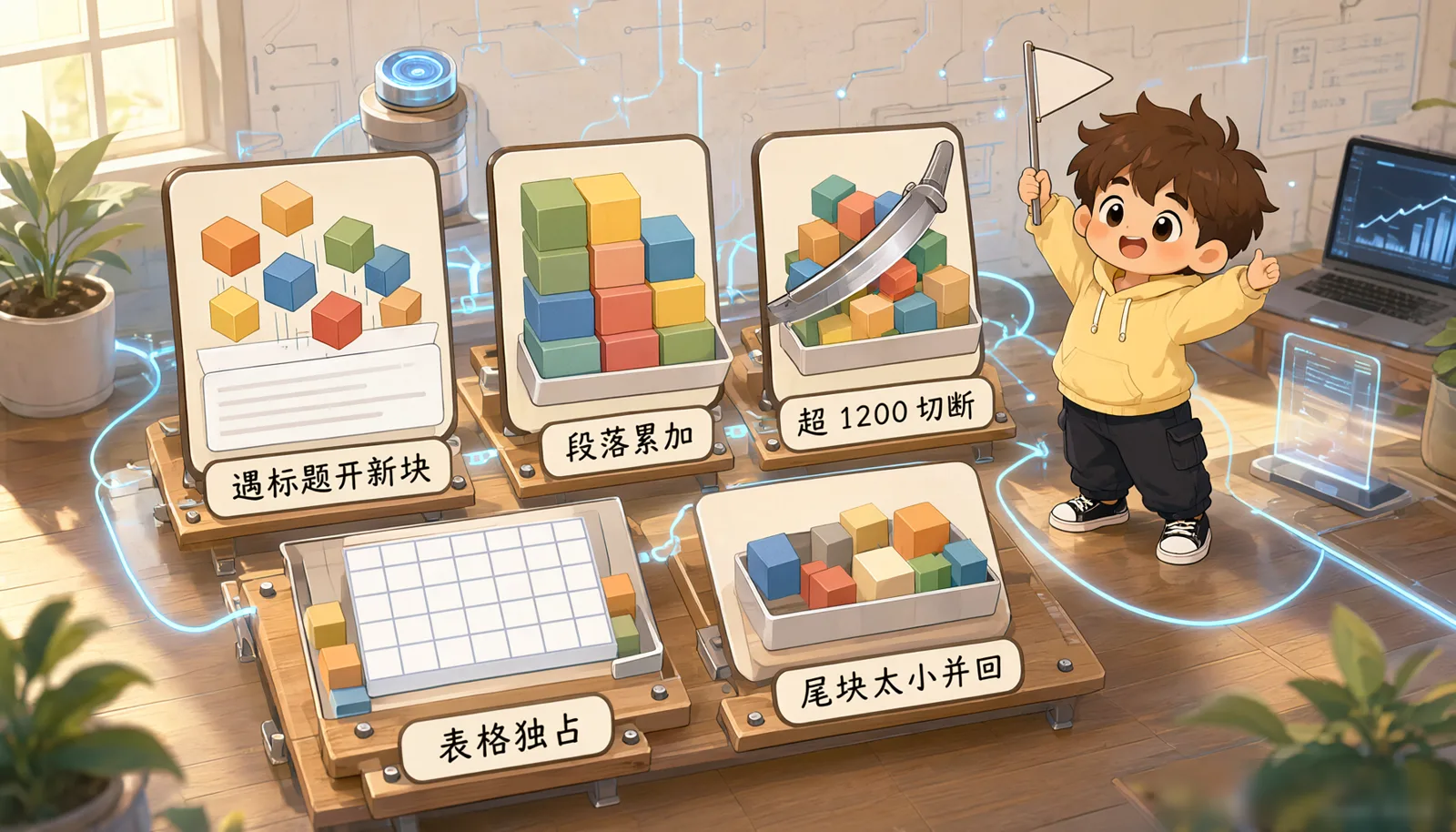 图 4-4 父块切分的五条规则