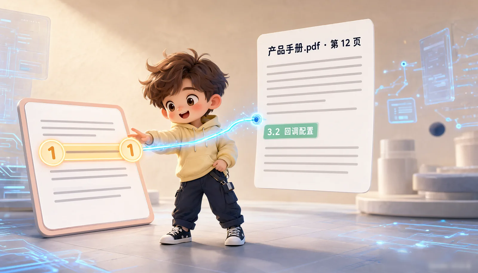 图 8-2 角标点亮右侧引用卡